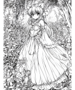 공주색칠공부도안